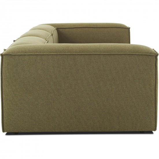 EMBA LUXURY- Logo Four-Seat Sofa Green