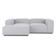 EMBA LUXURY- Logo Corner Sofa Gray