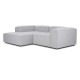 EMBA LUXURY- Logo Corner Sofa Gray