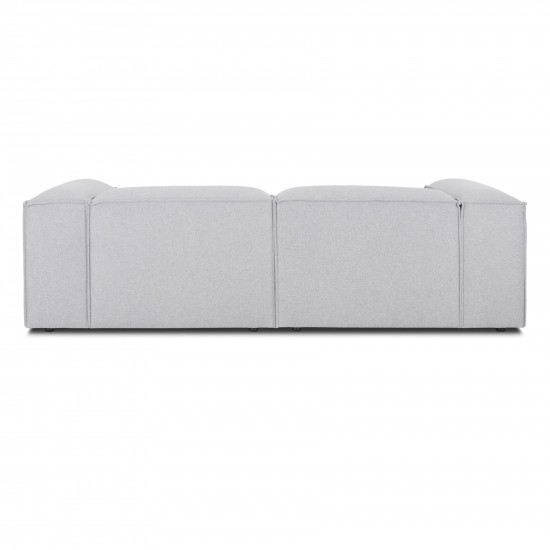 EMBA LUXURY- Logo Corner Sofa Gray