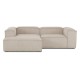 EMBA LUXURY- Logo Corner Sofa Beige