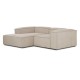 EMBA LUXURY- Logo Corner Sofa Beige