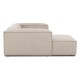 EMBA LUXURY- Logo Corner Sofa Beige