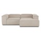 EMBA LUXURY- Logo Corner Sofa Beige