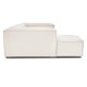 EMBA LUXURY- Logo Corner Sofa Cream