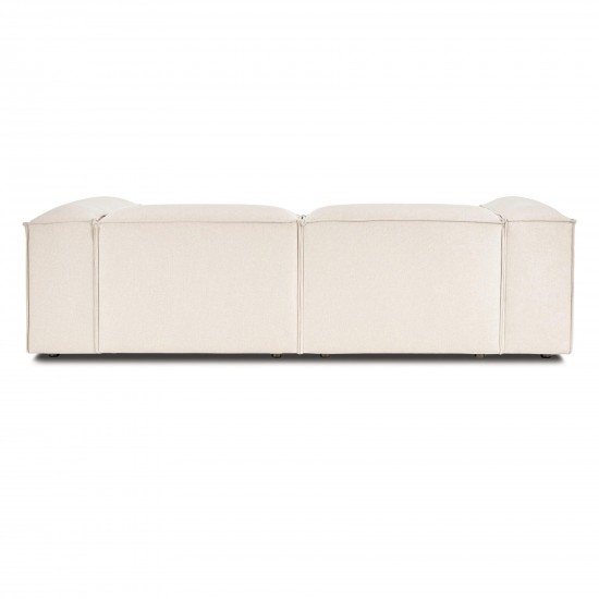 EMBA LUXURY- Logo Corner Sofa Cream