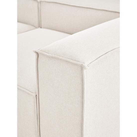 EMBA LUXURY- Logo Corner Sofa Cream