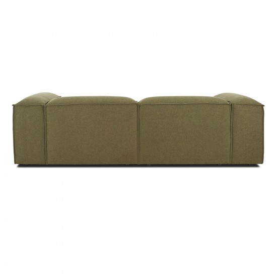 EMBA LUXURY- Logo Corner Sofa Green