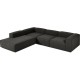 EMBA LUXURY- Logo Large corner Sofa Anthracite