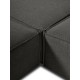 EMBA LUXURY- Logo Large corner Sofa Anthracite