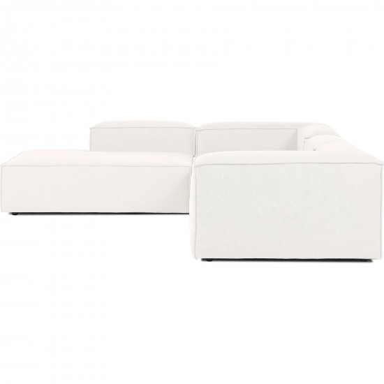 EMBA LUXURY- Logo Large Corner sofa Cream