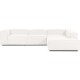 EMBA LUXURY- Logo Large Corner sofa Cream