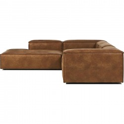 EMBA LUXURY- Large Corner Sofa Brown