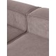 EMBA LUXURY- Logo Corner Sofa Brown Striped