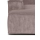 EMBA LUXURY- Logo Corner Sofa Brown Striped