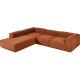 EMBA LUXURY- Large Corner Sofa Orange