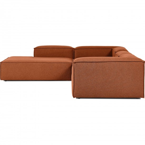 EMBA LUXURY- Large Corner Sofa Orange