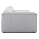 EMBA LUXURY- Logo Max Corner Sofa Light Gray