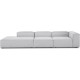 EMBA LUXURY- Logo Max Corner Sofa Light Gray