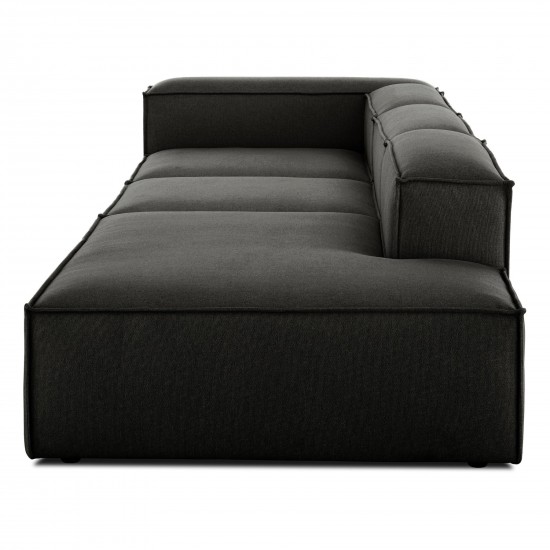 EMBA LUXURY- Logo Max Corner Sofa Anthracite