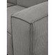 EMBA LUXURY- Logo Max Corner Sofa Gray Striped