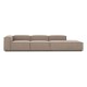 EMBA LUXURY- Logo Max Corner Sofa Cappuccino