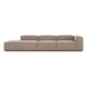 EMBA LUXURY- Logo Max Corner Sofa Cappuccino