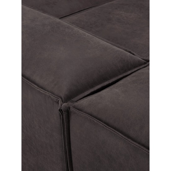 EMBA LUXURY- Logo Max Corner Sofa Dark Gray