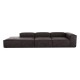 EMBA LUXURY- Logo Max Corner Sofa Dark Gray