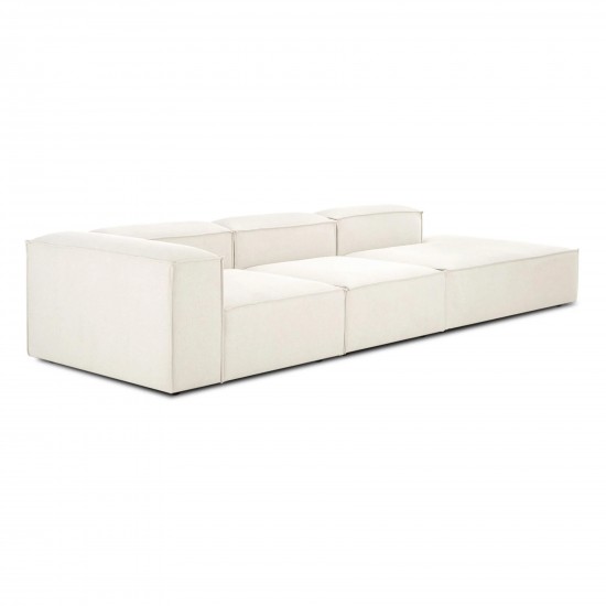 EMBA LUXURY- Logo Max Corner Sofa Cream