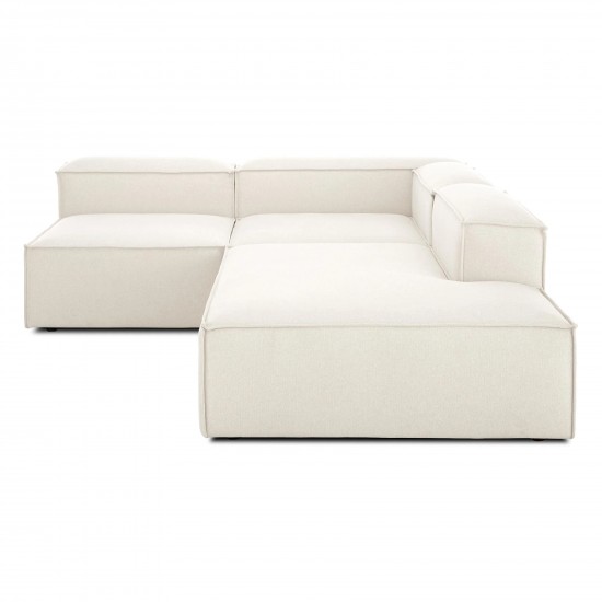 EMBA LUXURY- Logo Max Corner Sofa Cream