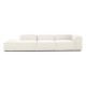 EMBA LUXURY- Logo Max Corner Sofa Cream