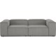 EMBA LUXURY- Logo Three Seater Sofa Gray