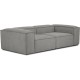 EMBA LUXURY- Logo Three Seater Sofa Gray