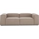 EMBA LUXURY- Logo Three-Seat Sofa Cappuccino