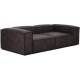 EMBA LUXURY- Logo Three Seater Sofa Dark Gray