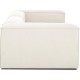 EMBA LUXURY- Logo Three Seater Sofa Cream