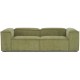 EMBA LUXURY- Logo Three Seater Sofa Green