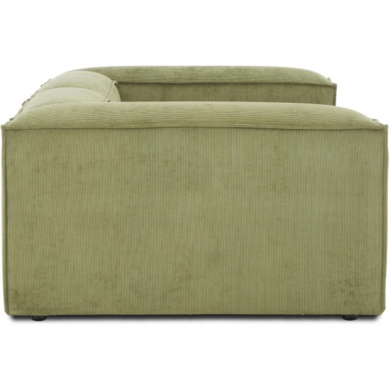 EMBA LUXURY- Logo Three Seater Sofa Green