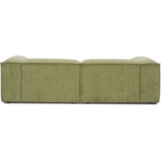 EMBA LUXURY- Logo Three Seater Sofa Green