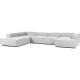 EMBA LUXURY- Logo Ultra Corner Sofa Light Gray