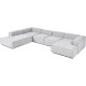 EMBA LUXURY- Logo Ultra Corner Sofa Light Gray