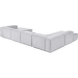 EMBA LUXURY- Logo Ultra Corner Sofa Light Gray