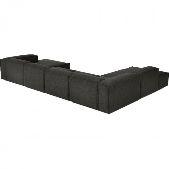 EMBA LUXURY- Logo Ultra Corner Sofa Anthracite