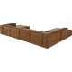 EMBA LUXURY- Logo Ultra Corner Sofa Brown