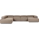 EMBA LUXURY- Logo Ultra Corner Sofa Cappuccino