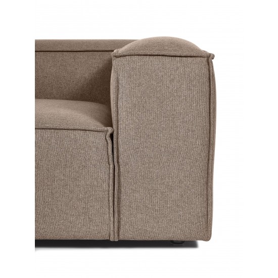 EMBA LUXURY- Logo Ultra Corner Sofa Cappuccino