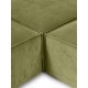 EMBA LUXURY- Logo Ultra Corner Sofa Green Striped