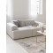 EMBA LUXURY- Meva Loveseat Sofa Light Gray