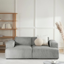 EMBA LUXURY- Meva Two Armchair Gray